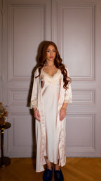 Ensemble Elegante Rose poudré - Satini